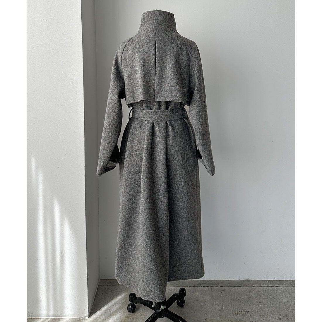 ルエレ Louere Louere 2wayステンカラーロングコート （ダークグレー