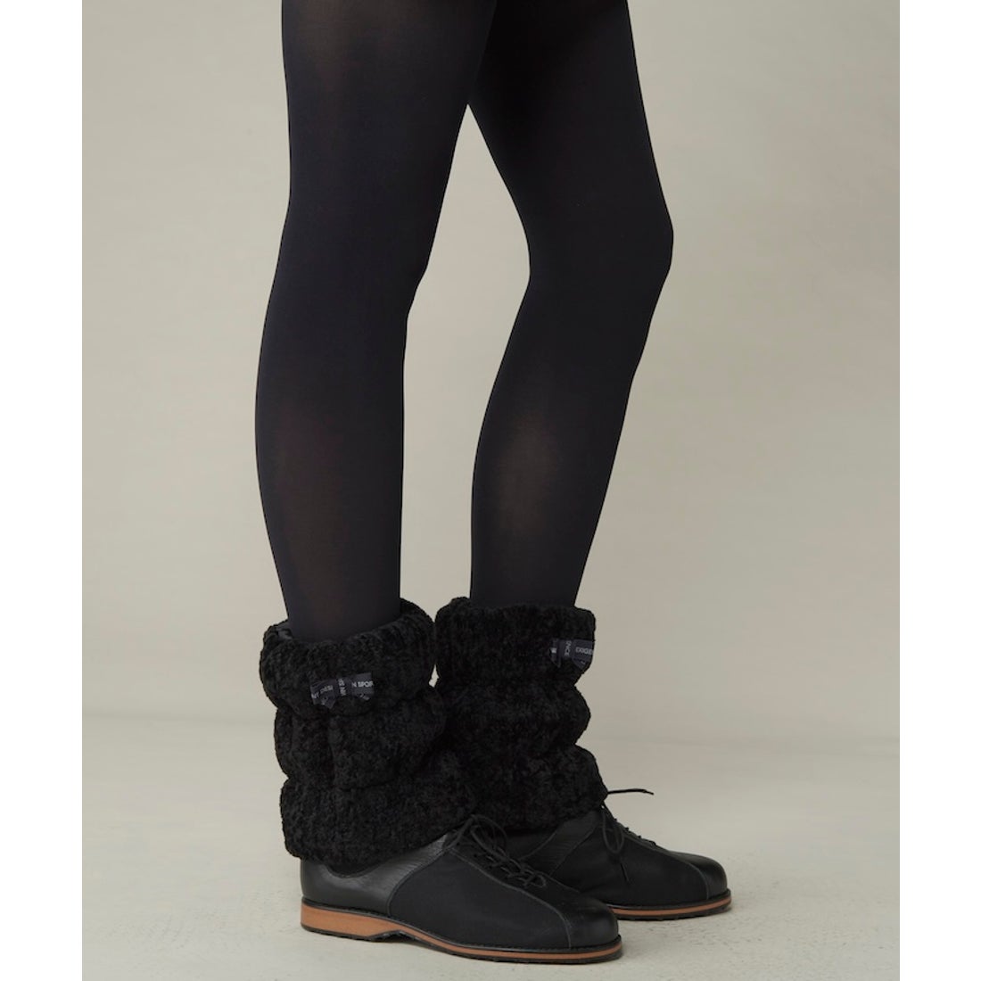 LANVIN SPORT ボアレッグウォーマー【リバーシブル仕様】 -デサント