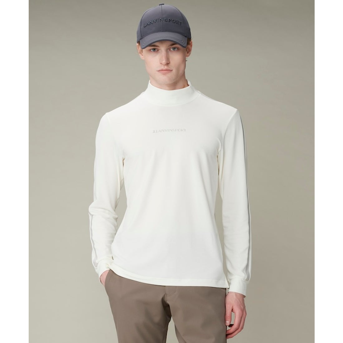 LANVIN SPORT ハイネック長袖シャツ【ストレッチ】 -デサントストア