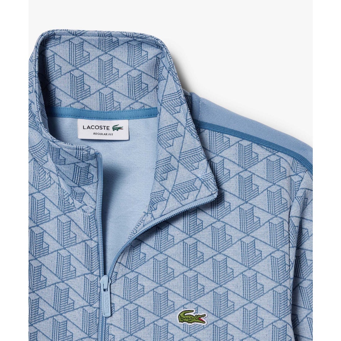 ラコステ LACOSTE モノグラムジャカードトラックジャケット （ダーク