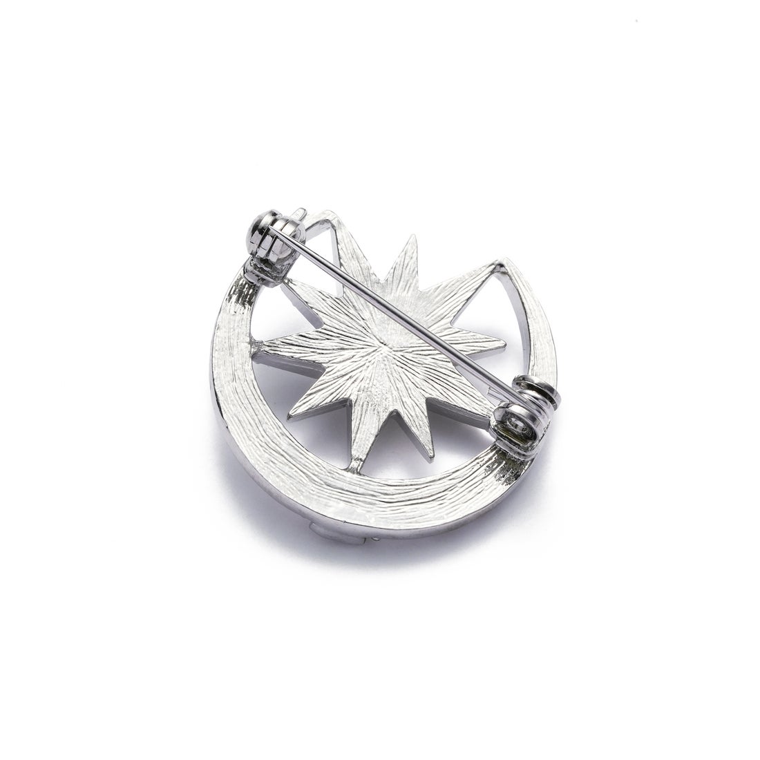 ランバン オン ブルー LANVIN en Bleu 月モチーフ ブローチ （シルバー