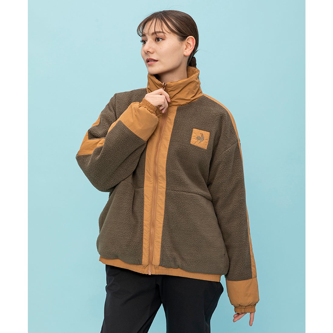 le coq sportif リバーシブル フリースジャケット -デサントストア