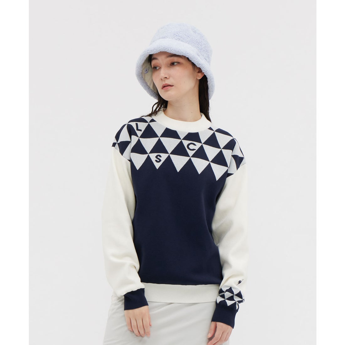 ルコックスポルティフ ゴルフ le coq sportif golf 裏地付き防風モック