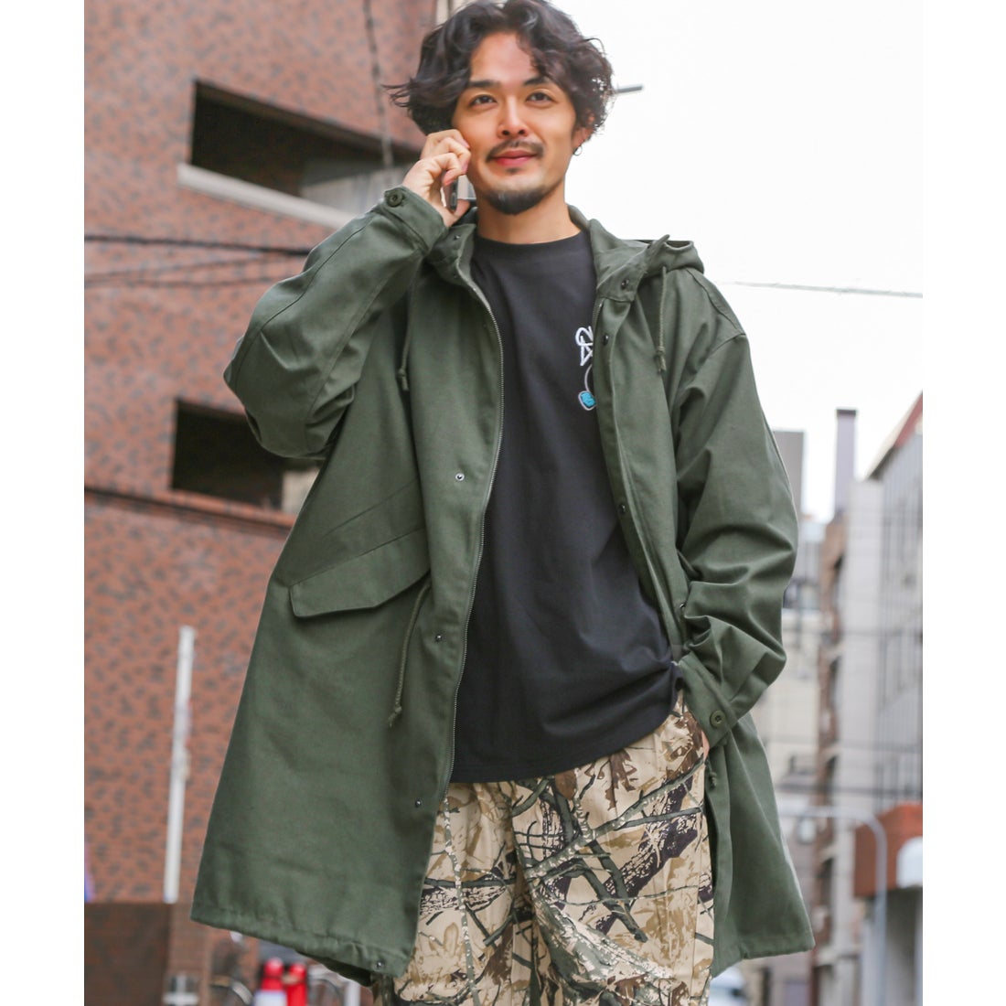 ラグスタイル LUXSTYLE M-51モッズコート/ミリタリージャケット