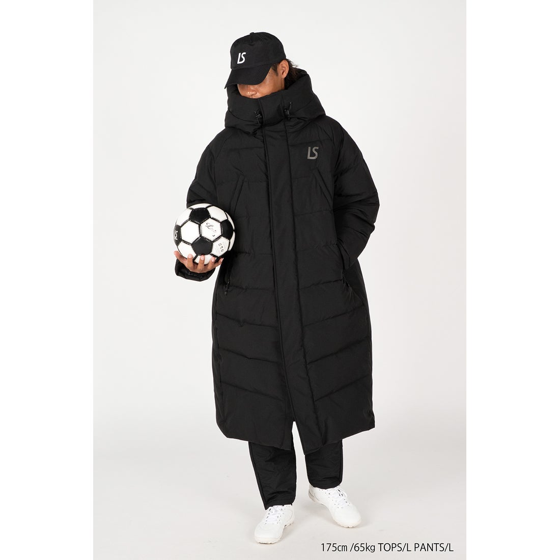 LUZeSOMBRA TWM LIGHTTECH BENCH COAT(ブラック×チャコール