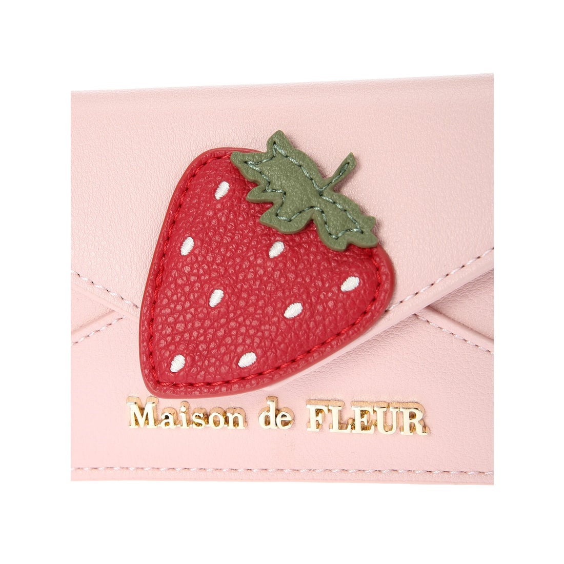 メゾン ド フルール Maison de FLEUR イチゴレターカードケース