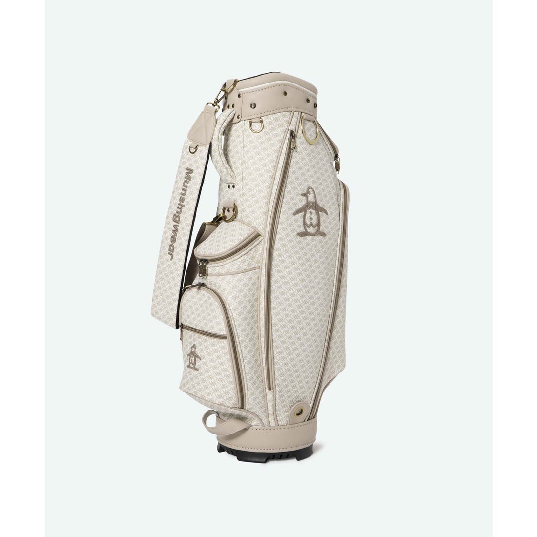 マンシングウェア MUNSINGWEAR 総柄キャディバッグ（9.0型） -デサント