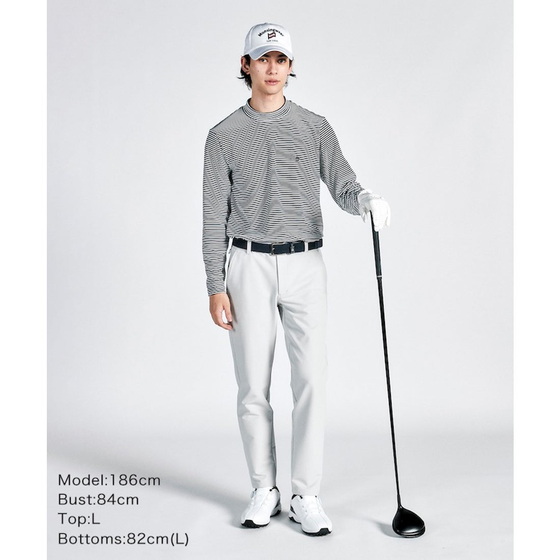 MUNSINGWEAR 防風 ストレッチ 裏起毛 フルレングスパンツ -デサント