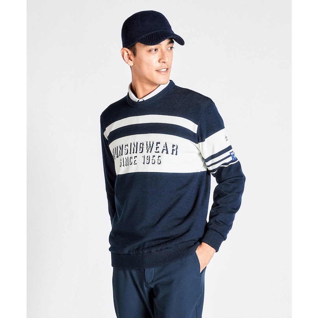 MUNSINGWEAR 防風裏地付き ニットセーター -デサントストア-DESCENTE