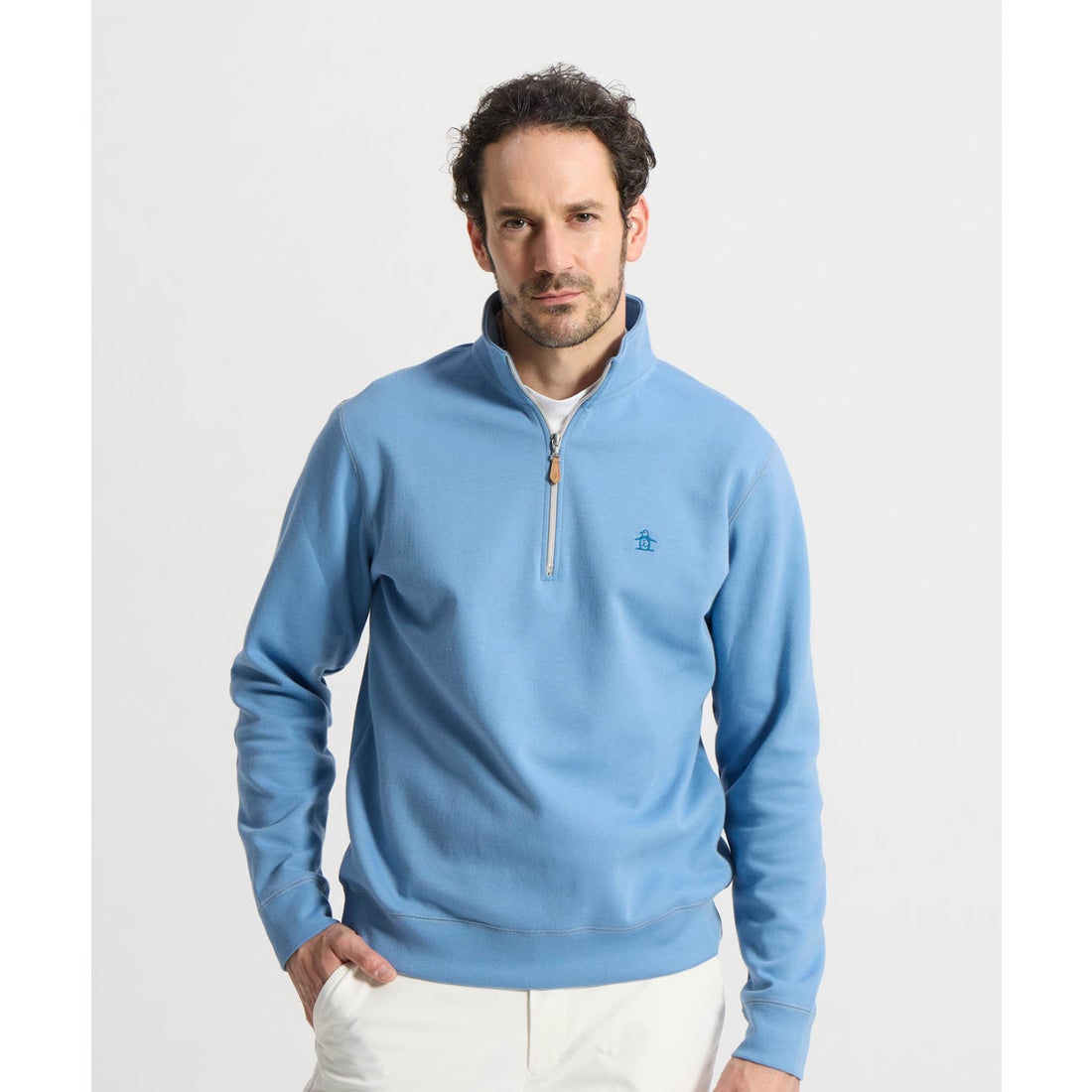 マンシングウェア MUNSINGWEAR Wフェイスハーフジップスウェット