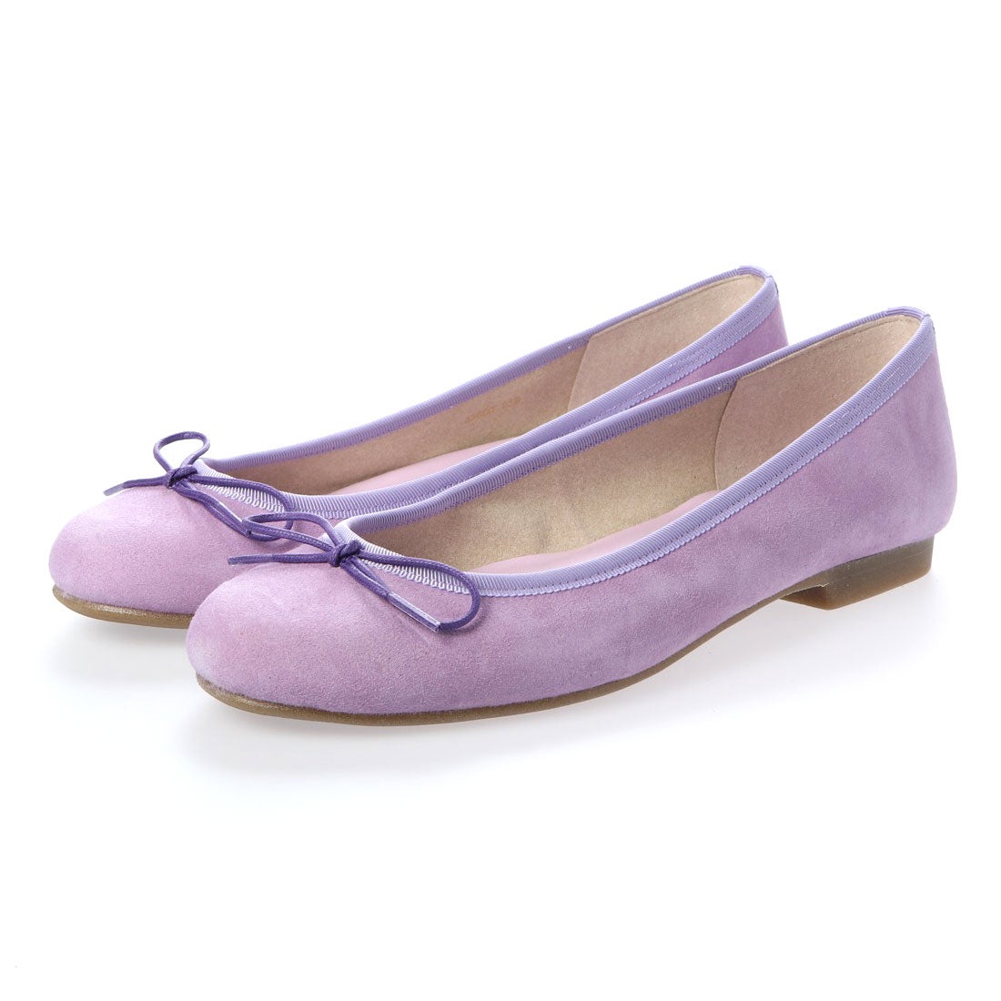 本革】 撥水バレエシューズ 15000 （ラベンダー） -モードカオリ MODE