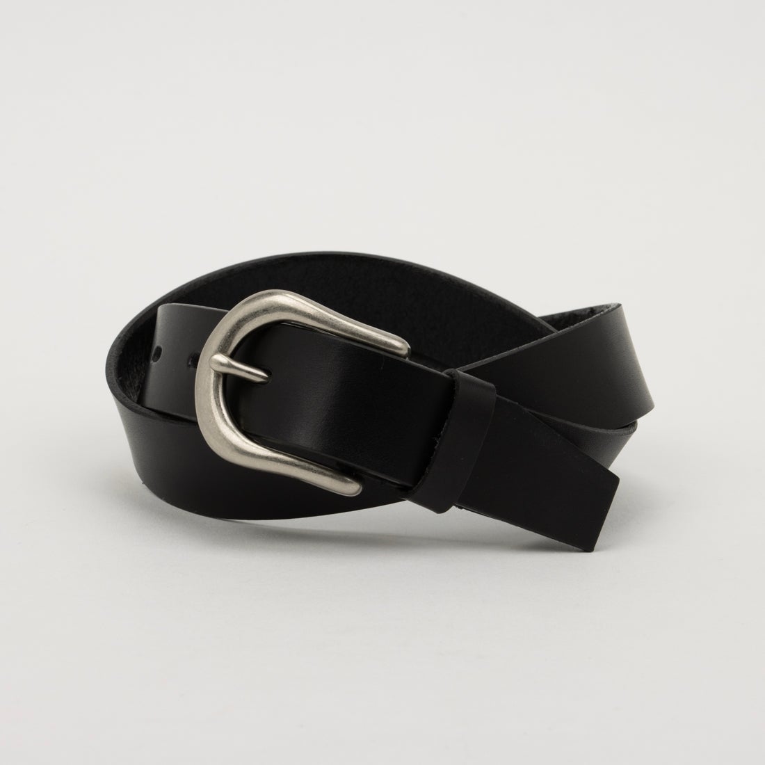 モンベル mont-bell モンベル ハードレザーベルト男女兼用 （ブラック