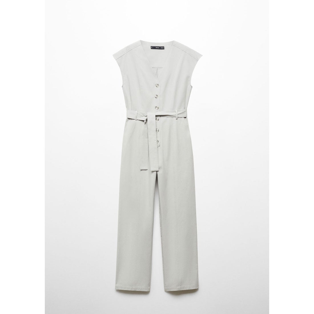 ロングジャンプスーツ .-- AZALEA （パステルグレー） -MANGO - マンゴ