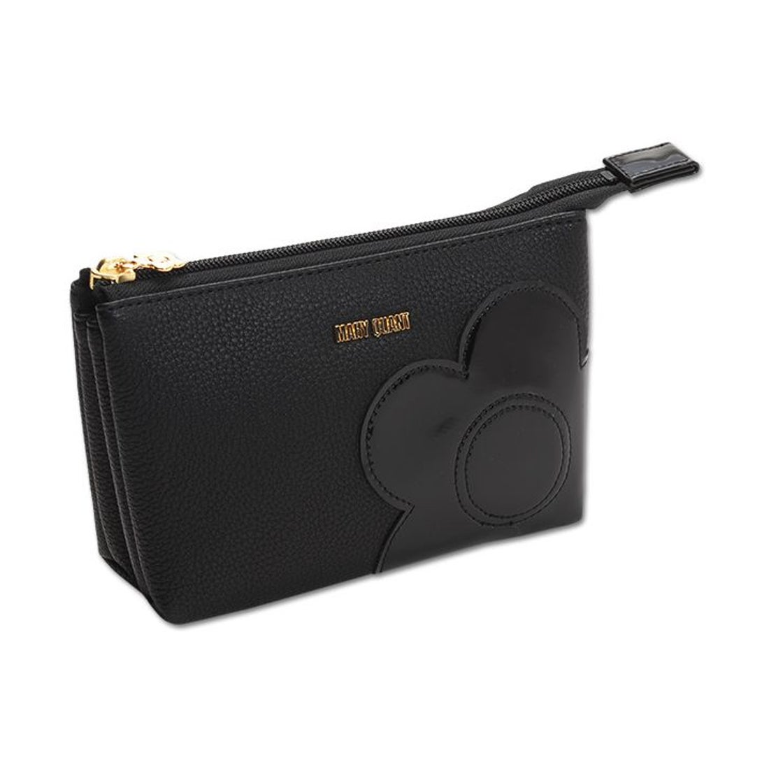 マリークワント MARY QUANT シュリンクデイジーパッチ 3ポケットポーチ