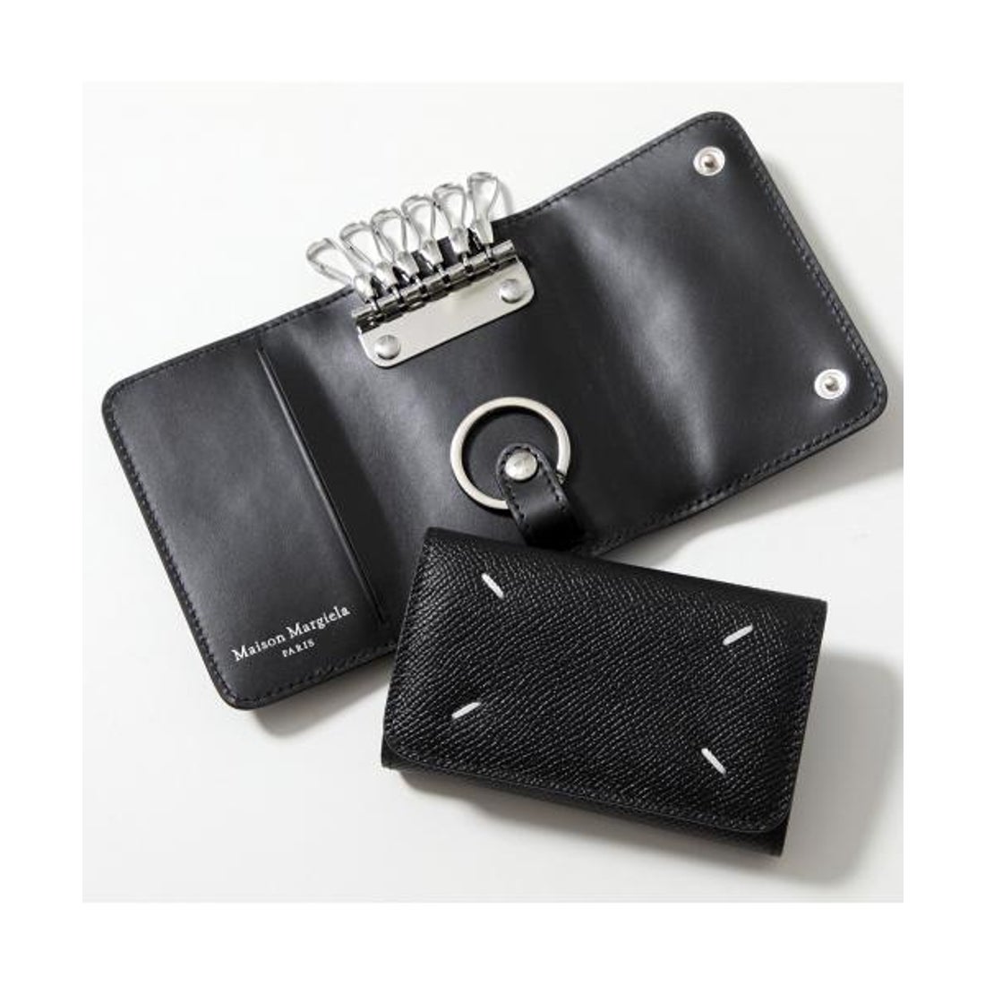 Maison Margiela レザーキーケース 黒 【公式通販】