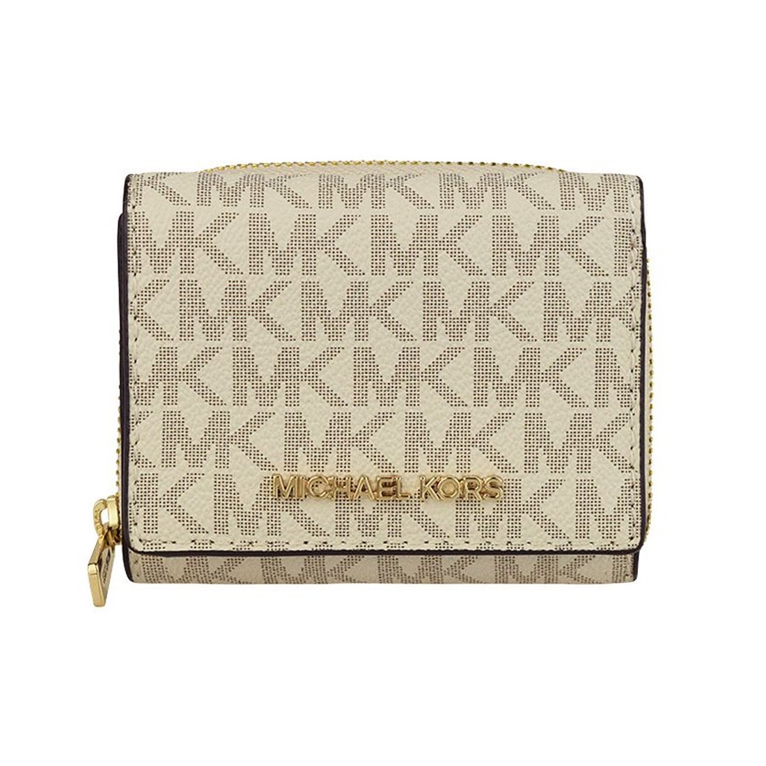 マイケルコース MICHAEL KORS 三つ折り財布 （ホワイト系） -waja