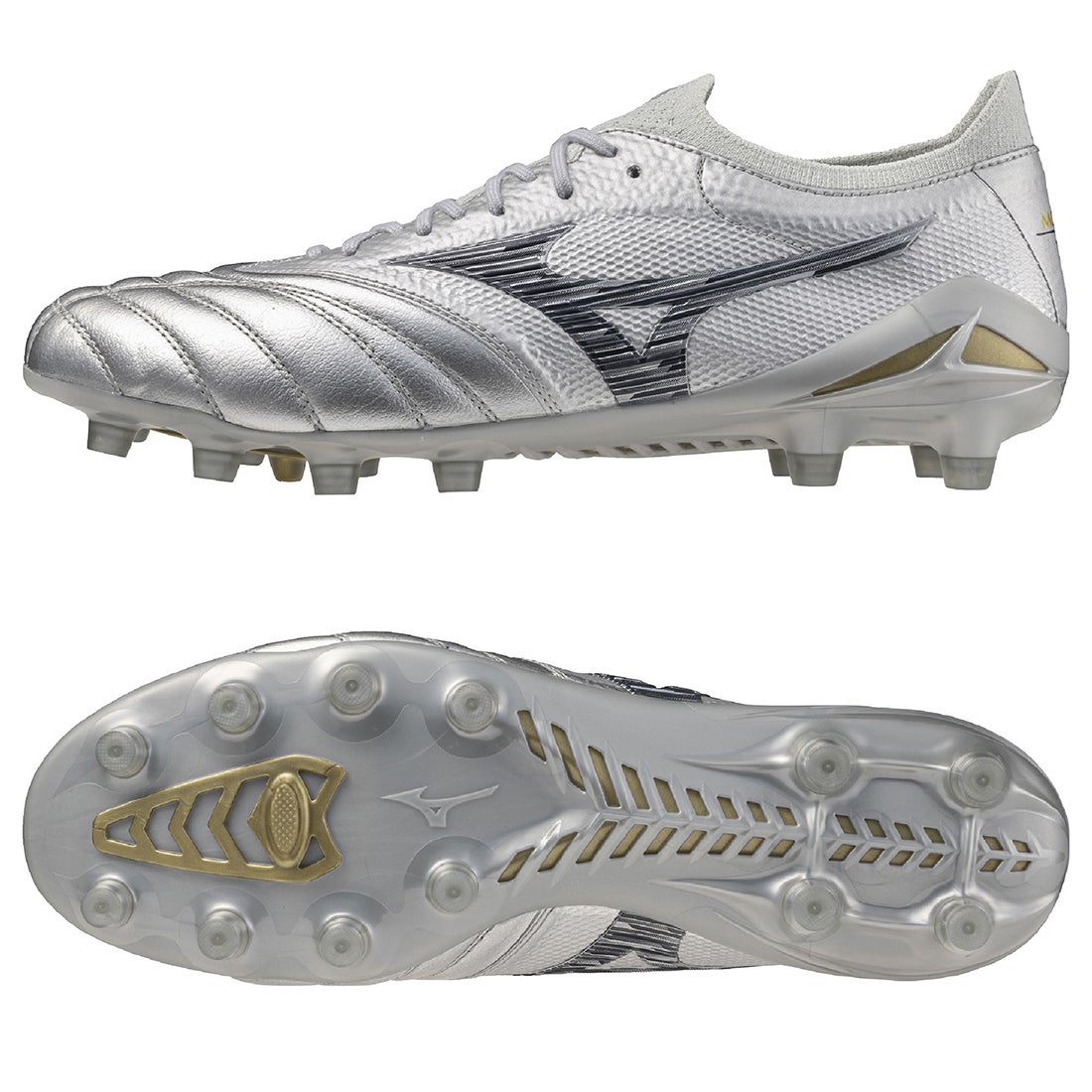 MIZUNO ミズノ モレリアネオ 4 β JAPAN(シルバー×ネイビー) P1GA254004