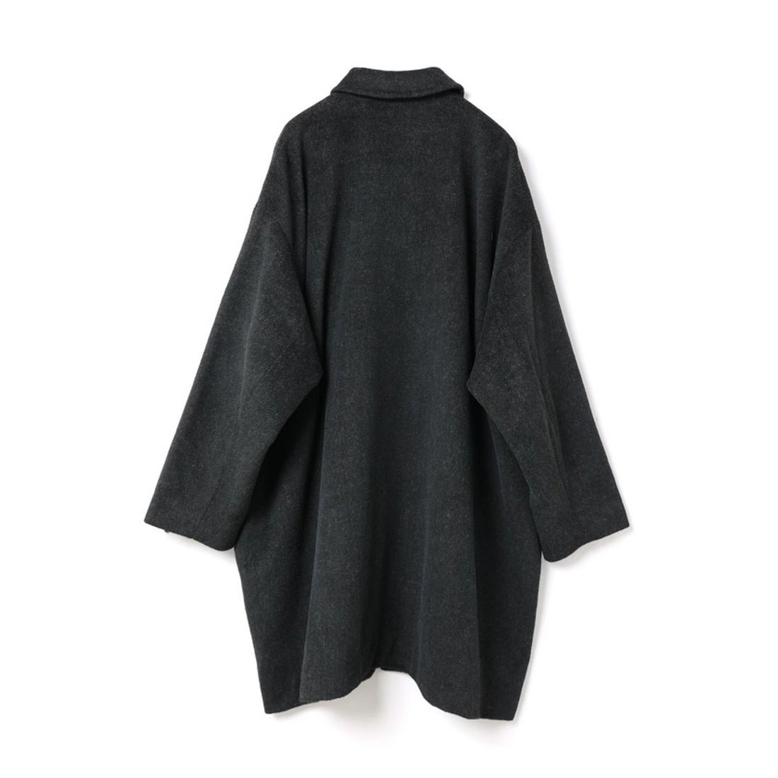 ミズイロインド mizuiro ind mizuiro ind ウールブレンドワイドコート