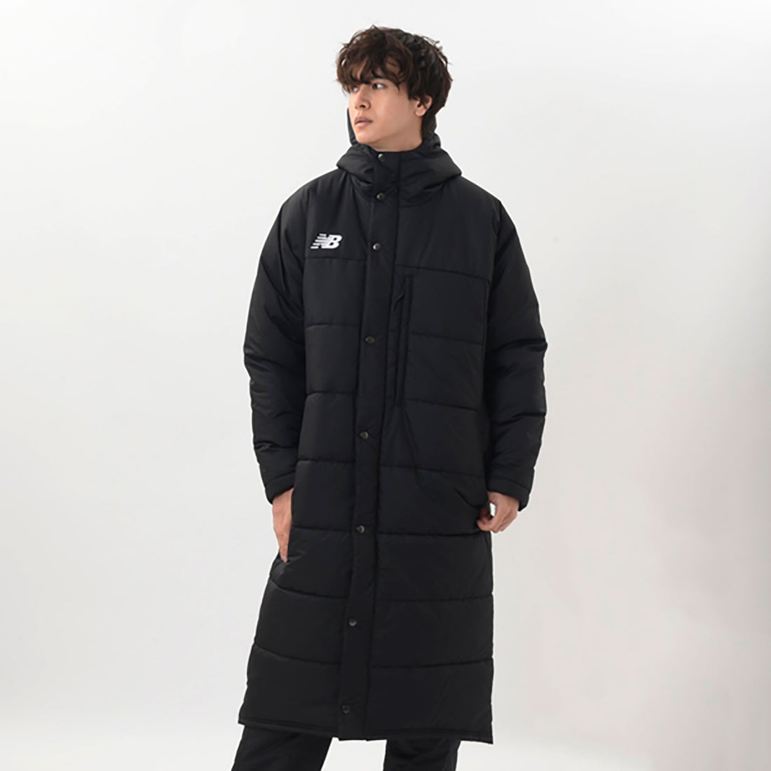 New Balance ニューバランス パデッドロングコート(ブラック) JMJF1424