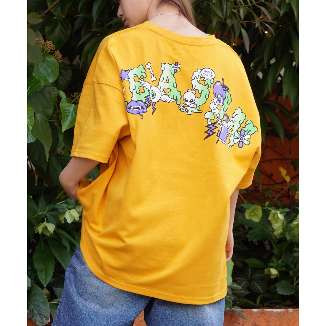 ワンフォークロージング 1111clothing オーバーサイズ Tシャツ メンズ