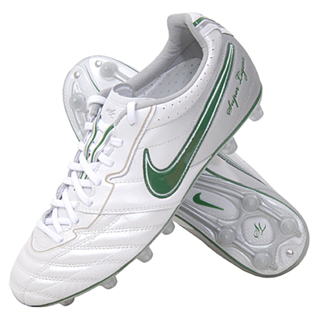 NIKE ナイキ ティエンポ スーパーリゲラ K HG-E AF(ホワイト×グリーン