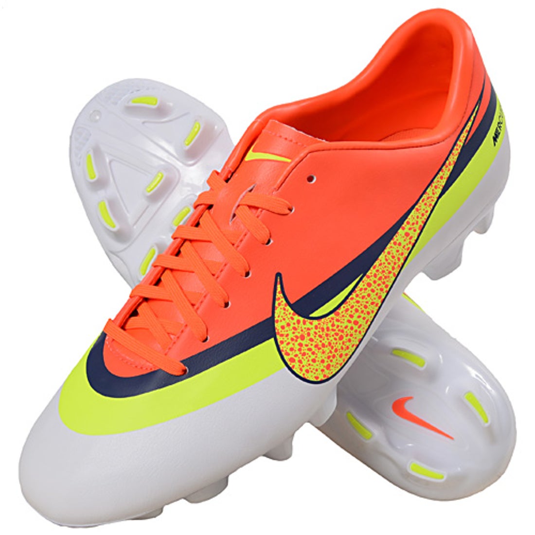 NIKE ナイキ CR7 マーキュリアル ビクトリー HG-V(ホワイト×オレンジ