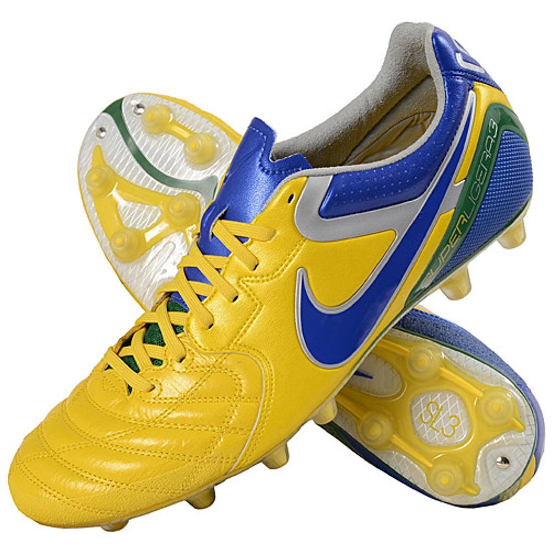 NIKE ナイキ ティエンポ スーパーリゲラ III HGE AF(イエロー×ブルー