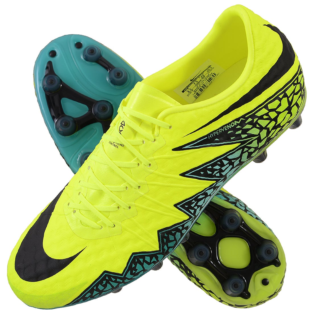 NIKE ナイキ ハイパーヴェノム フィニッシュ HG-E(蛍光イエロー