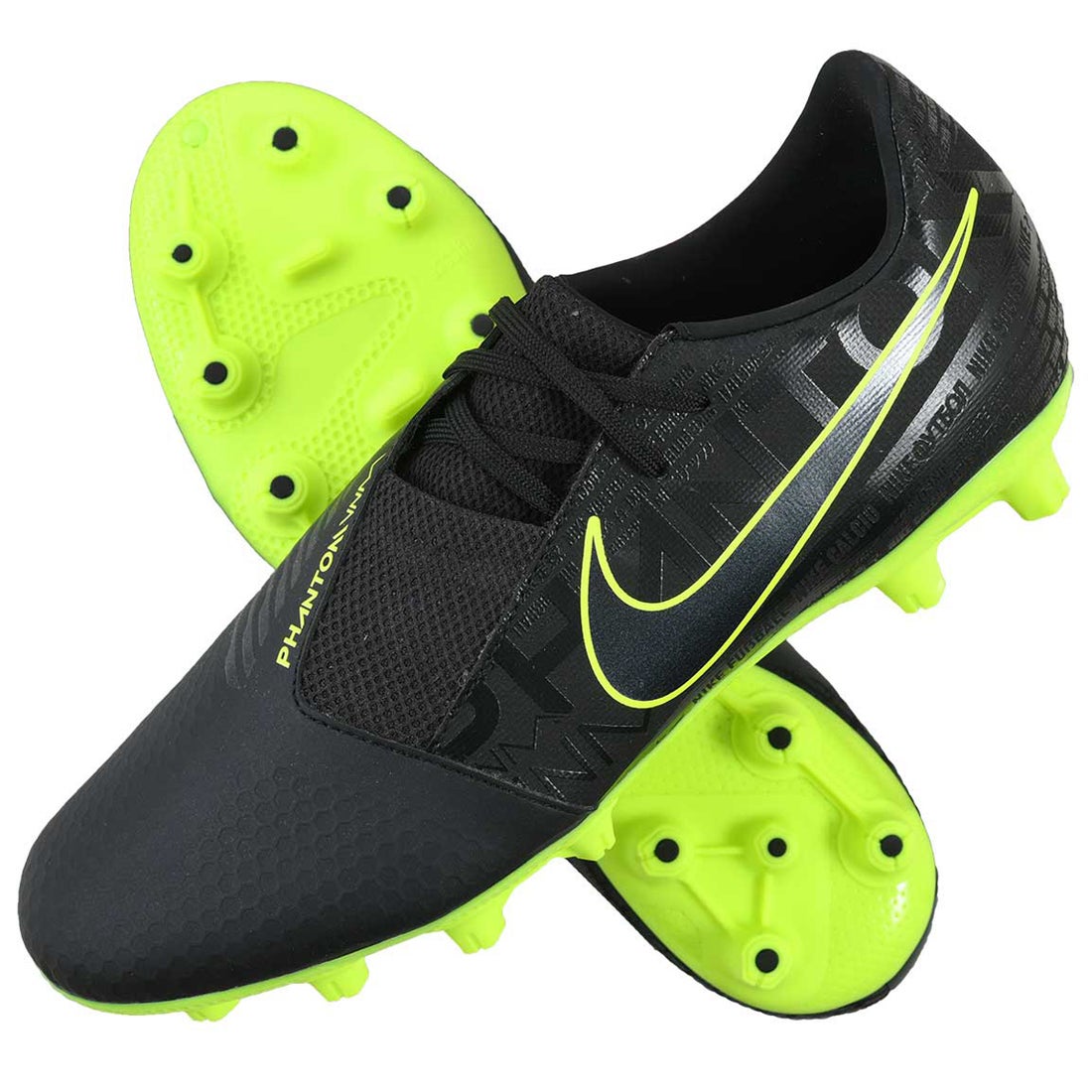 NIKE ナイキ ファントム ヴェノム アカデミー HG(ブラック×蛍光