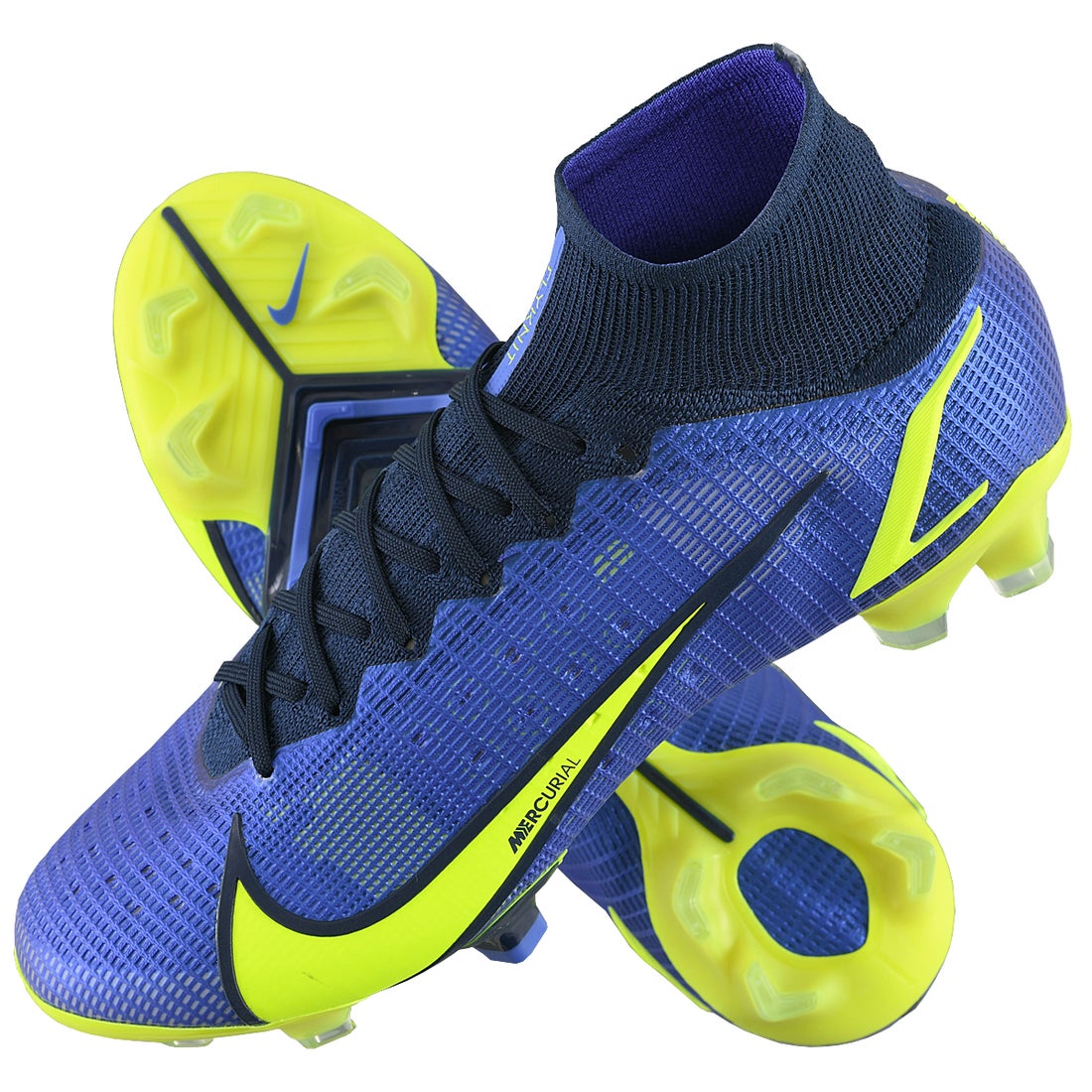 NIKE ナイキ スーパーフライ 8 エリート FG(ブルー×イエロー) CV0958