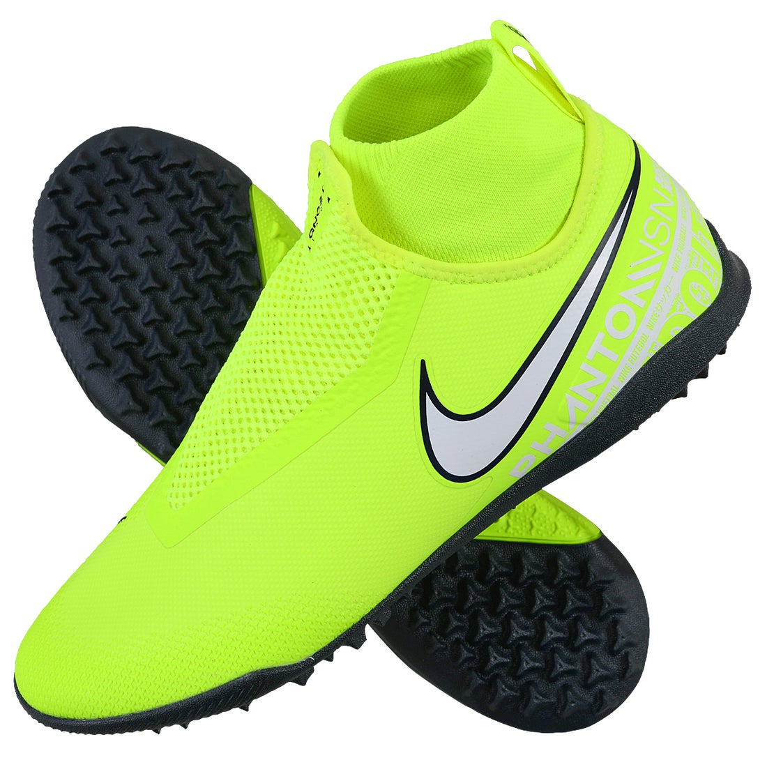 NIKE ナイキ リアクト ファントム ビジョン PRO DF TF(蛍光イエロー