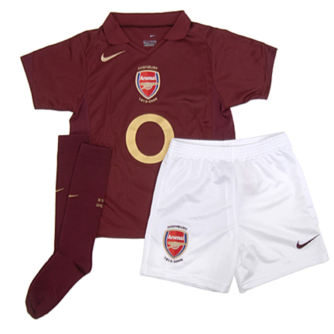 NIKE アーセナル 05/06 ハイバリー ミニキット 3点セット 496630 600