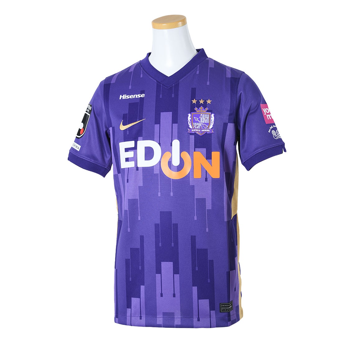 サンフレッチェ広島 NIKE ユニフォームL 紫 サイン入り サンフレッチェ