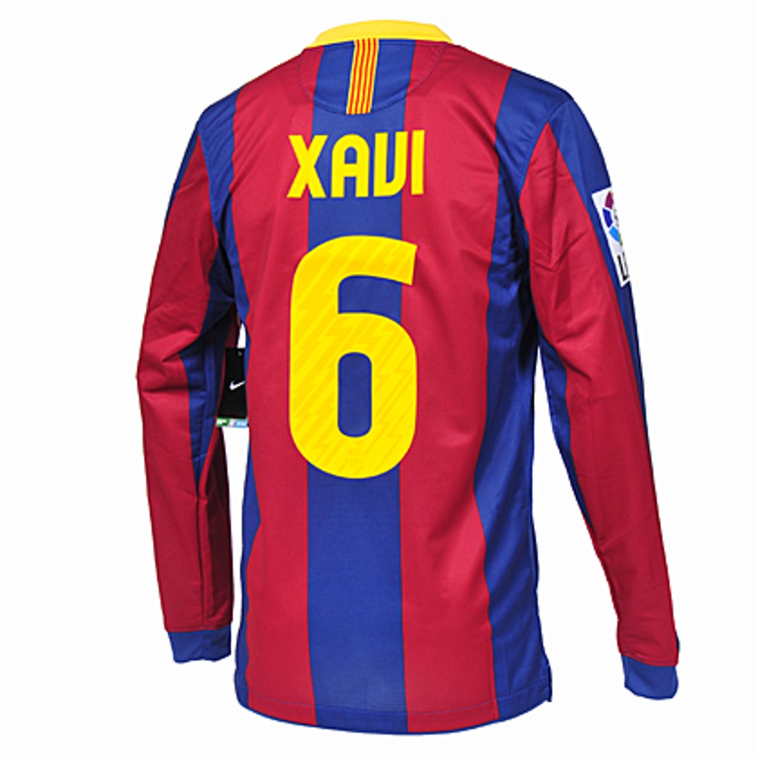 NIKE FCバルセロナ 10/11 ユニフォーム ホーム 長袖 6.シャビ【クラブW
