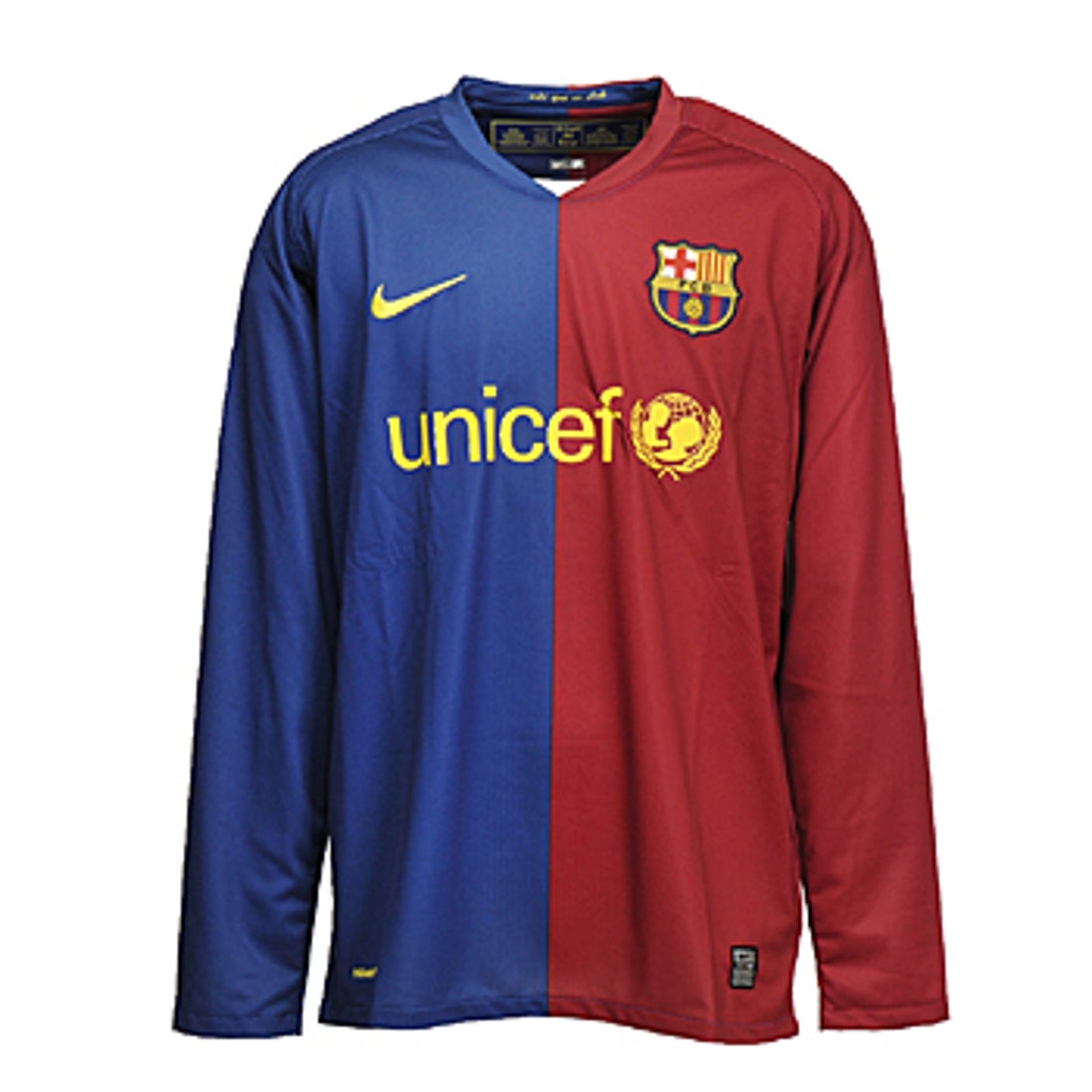 NIKE FCバルセロナ 08/09 ユニフォーム ホーム 長袖 286785 655 代表