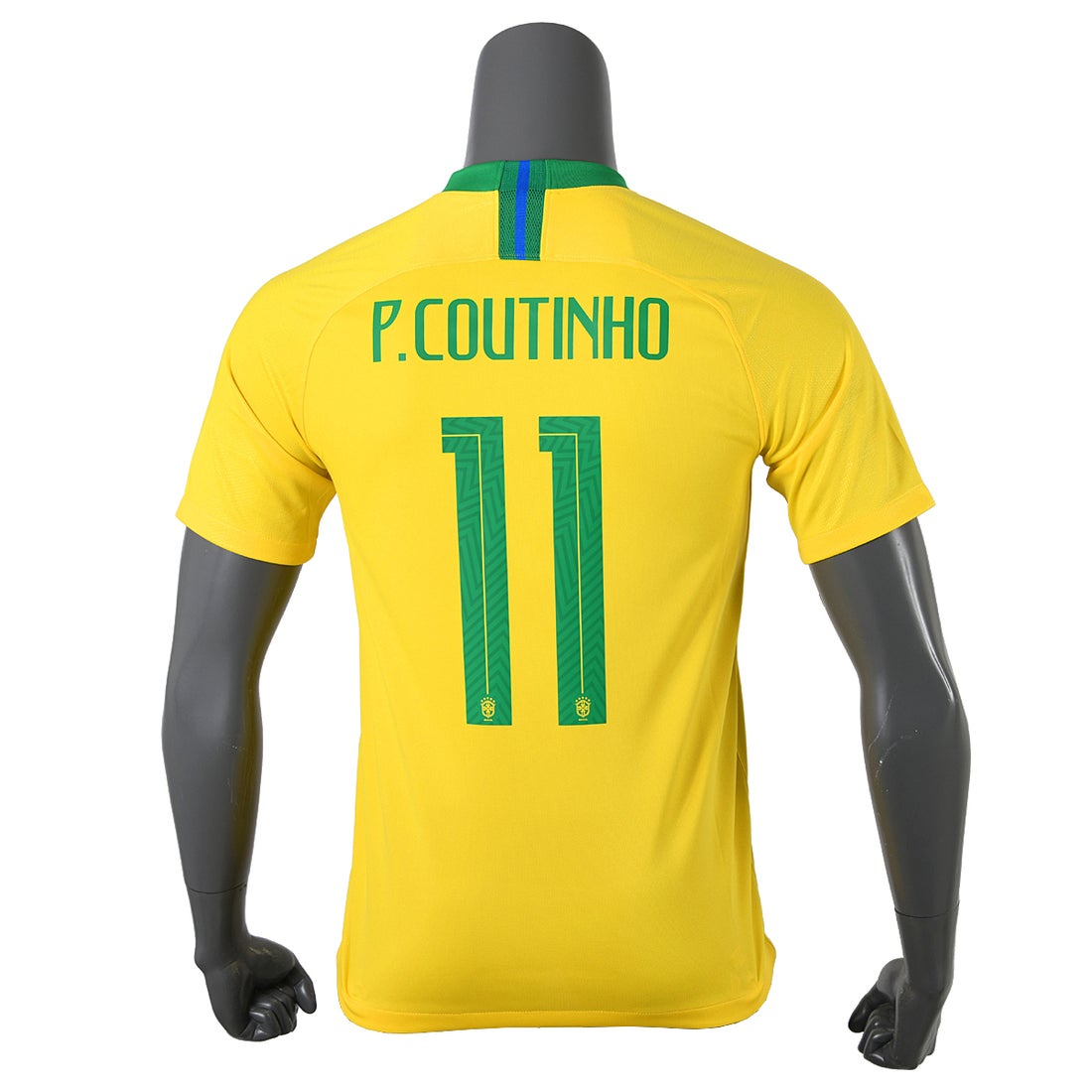 NIKE ブラジル代表 2018 ユニフォーム ホーム 半袖 レプリカ #11