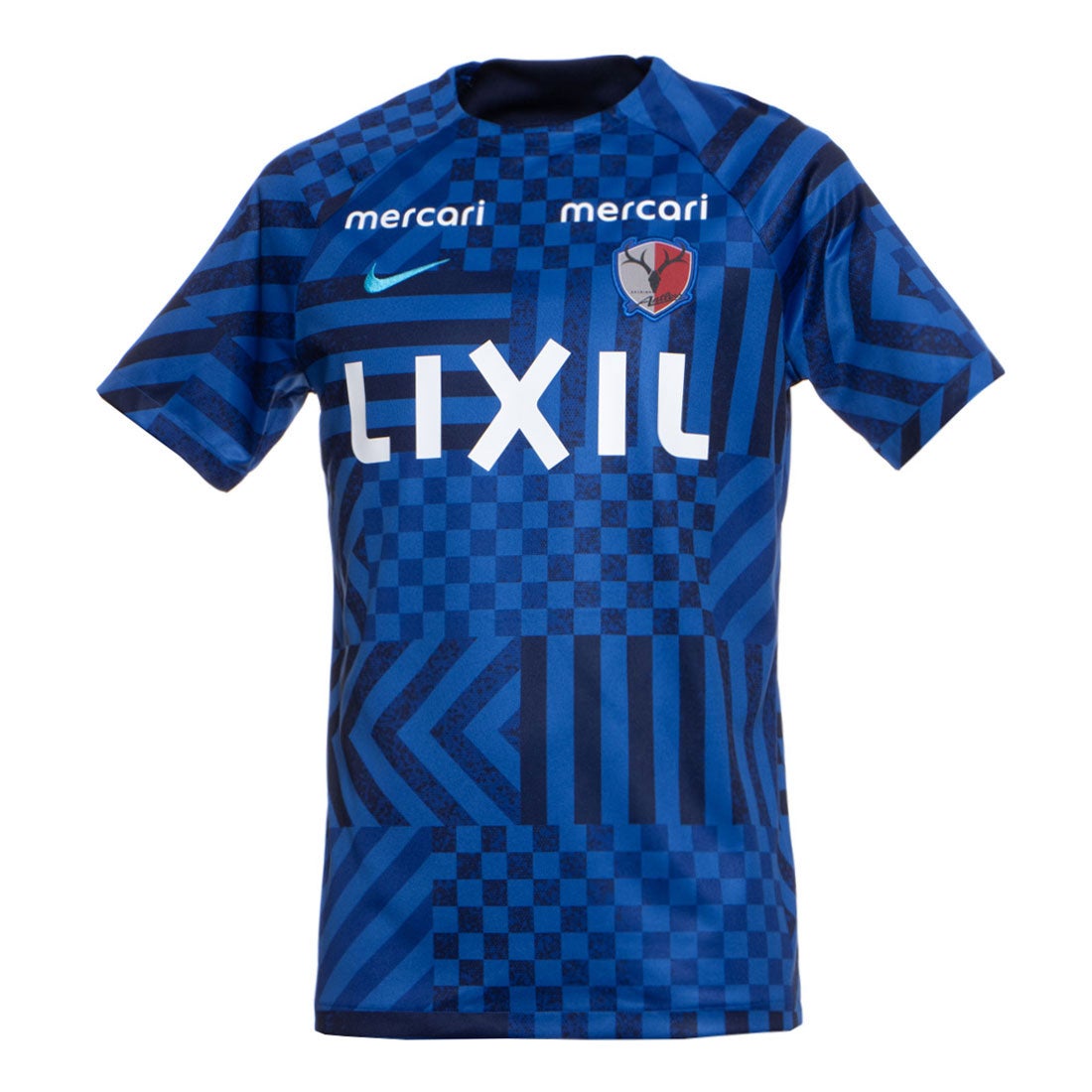NIKE 鹿島アントラーズ 2023 プレマッチトップ 半袖(ブルー) DO8616