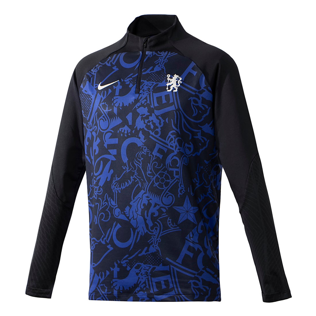 NIKE チェルシー Dri-FIT ストライク ドリル トップ(ブルー) FN4128