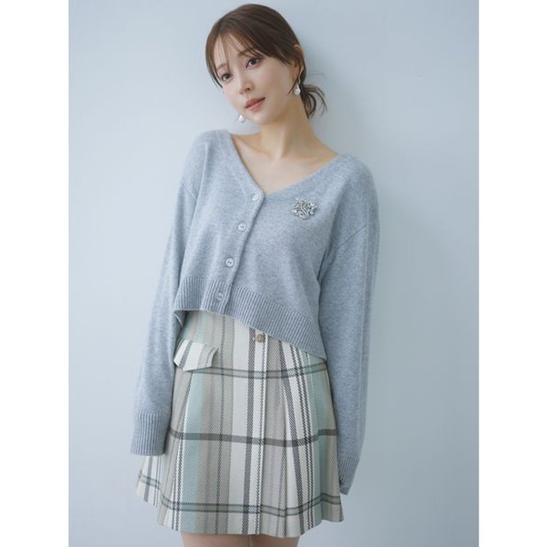 スナイデル SNIDEL プリーツスカショーパン （GRN） - ファッション