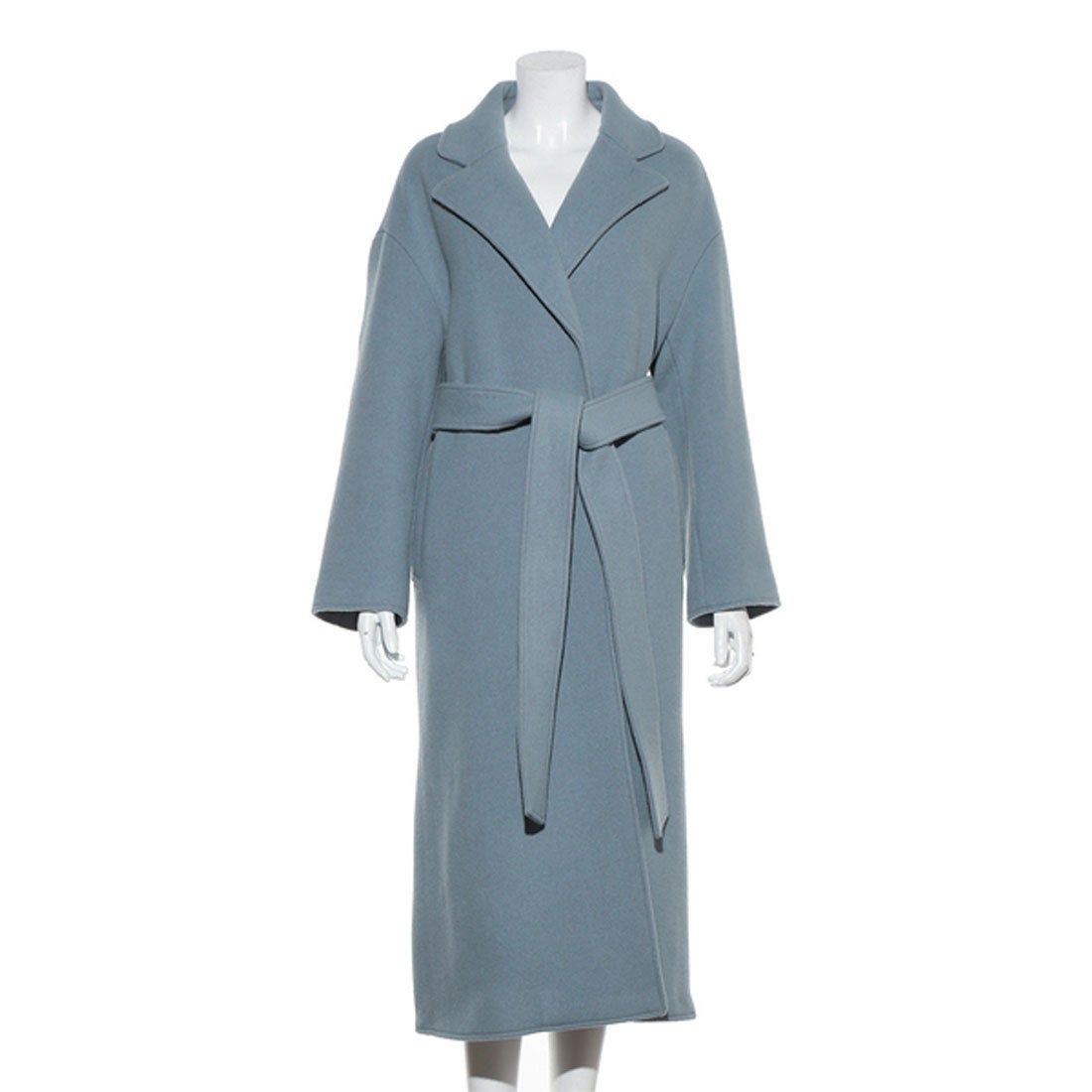 スナイデル SNIDEL ウエストマークウールコート （サックス