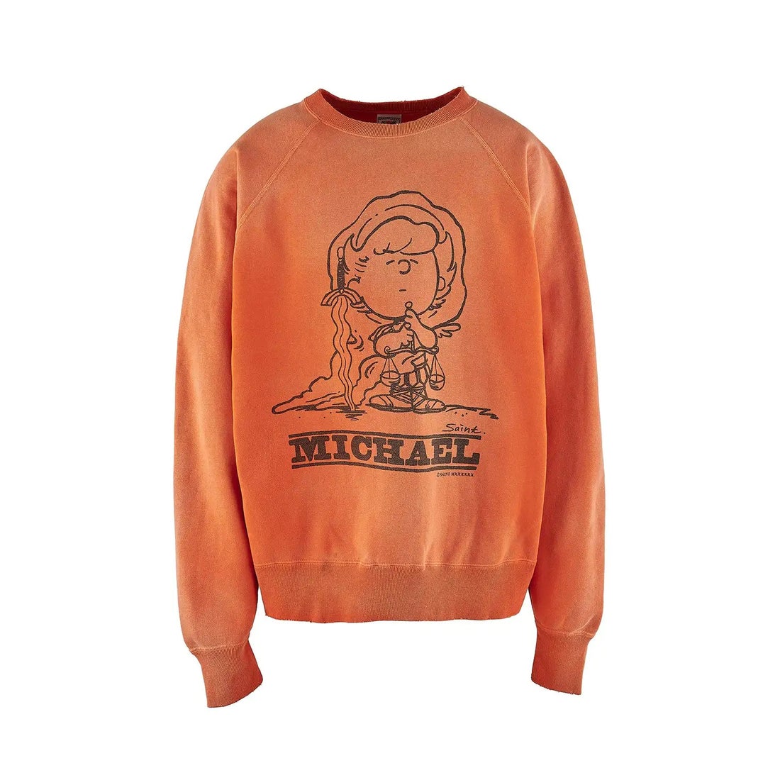 セントマイケル SAINT Mxxxxxx MICHAEL Sweat shirt （Orange