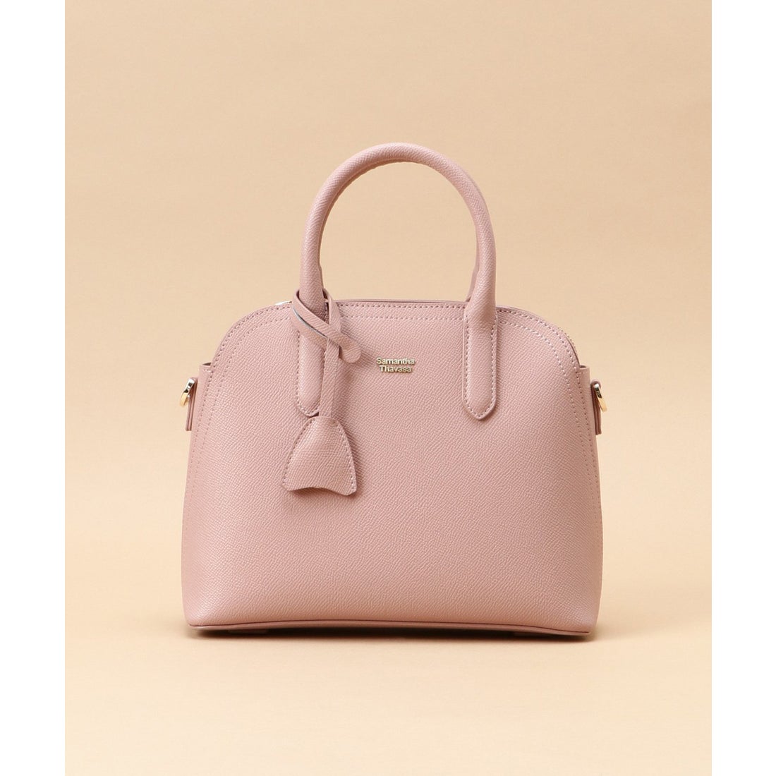 サマンサタバサ Samantha Thavasa チャーム付きベーシックハンドバッグ