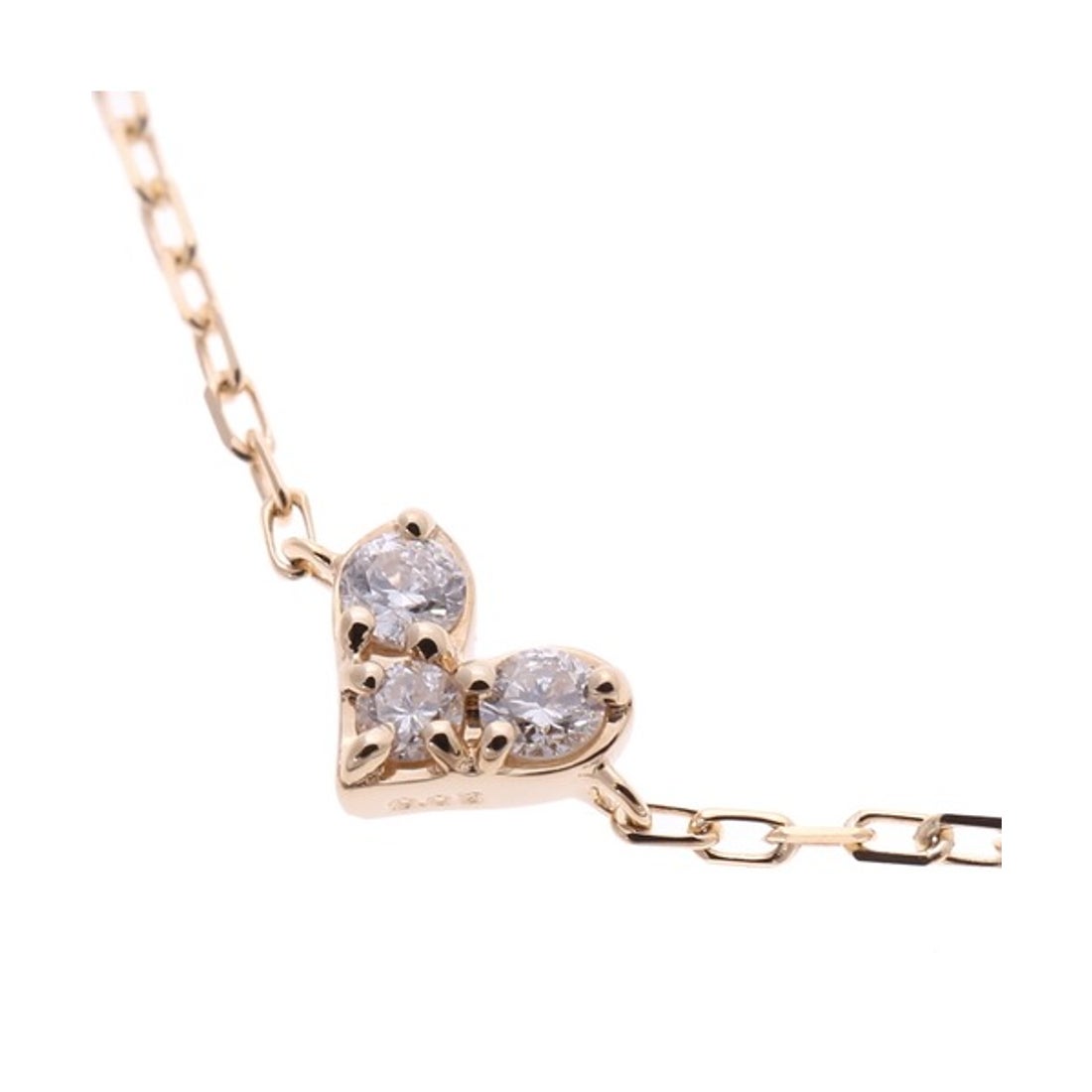 サマンサシルヴァ SAMANTHA SILVA シンプルハートブレスレット (K10 YG