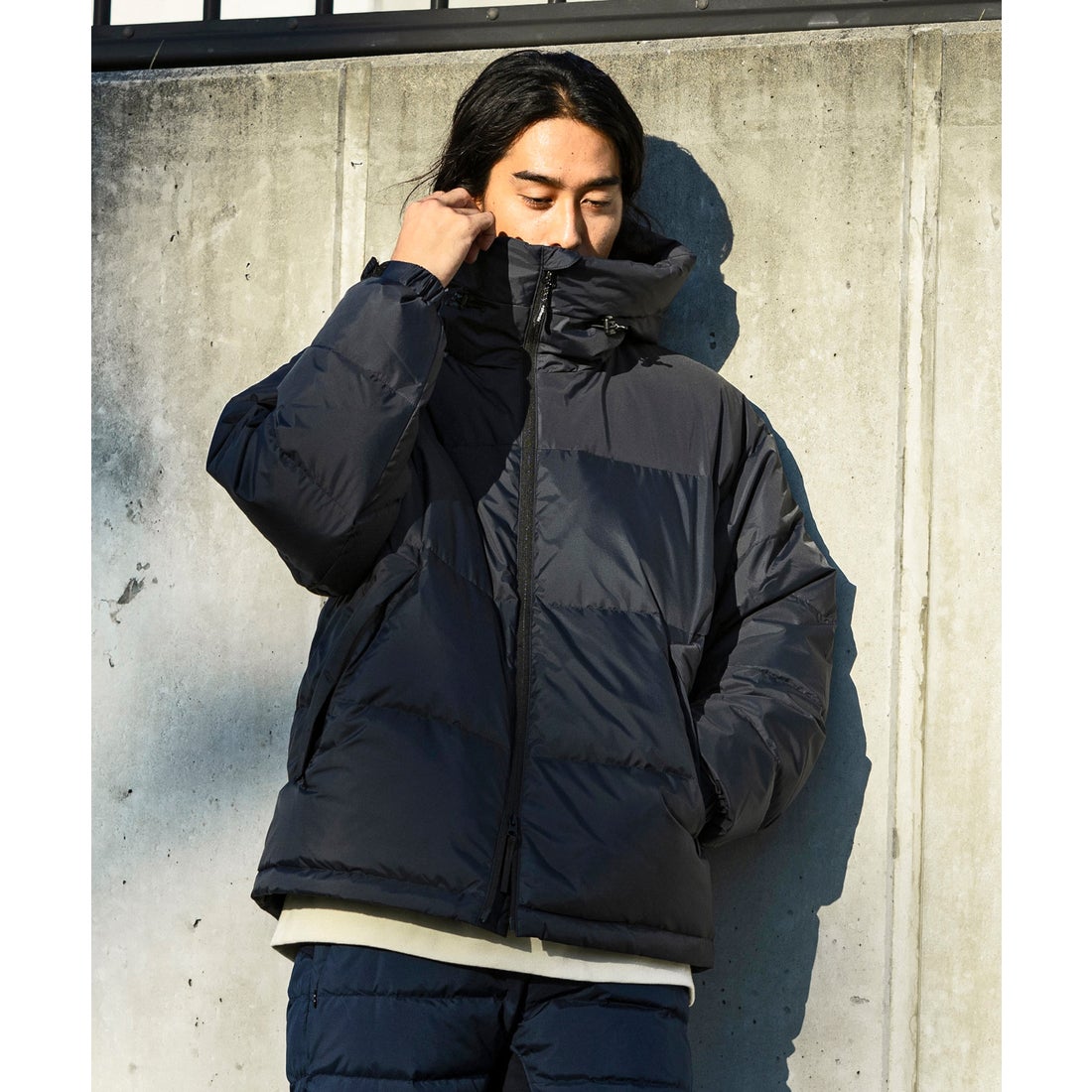 プラスフェニックス +phenix QUILTING DOWN JACKET キルティング