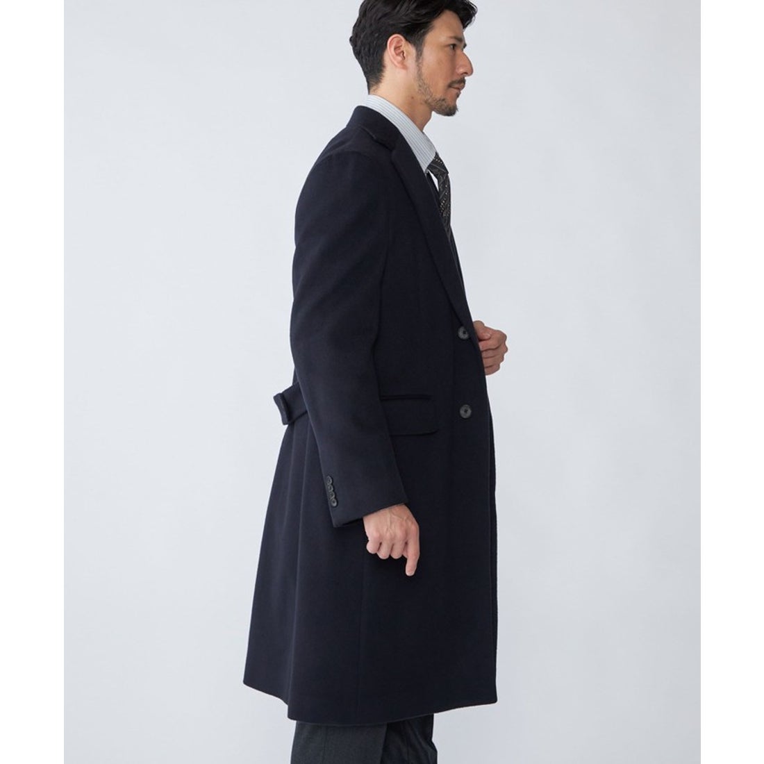 シップス SHIPS SHIPS: ウール/カシミヤ ロング チェスターコート