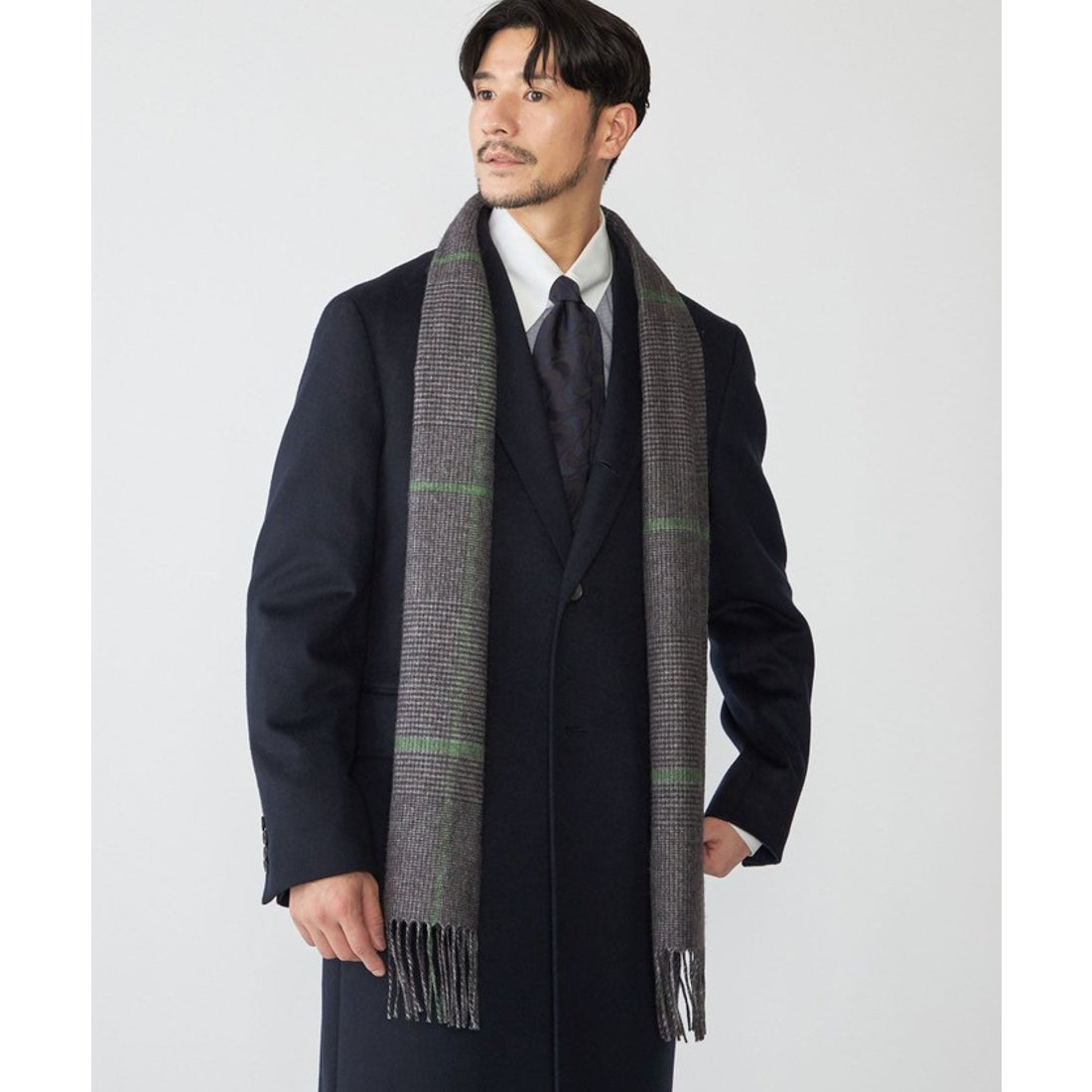 シップス SHIPS SHIPS: ウール/カシミヤ ロング チェスターコート