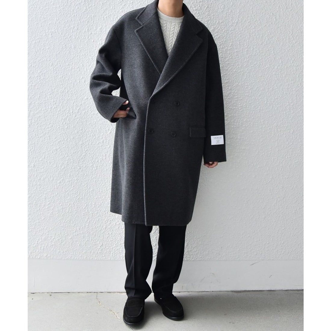 シップス エニィ SHIPS any SHIPS any: PURE WOOL MELTON ダブル