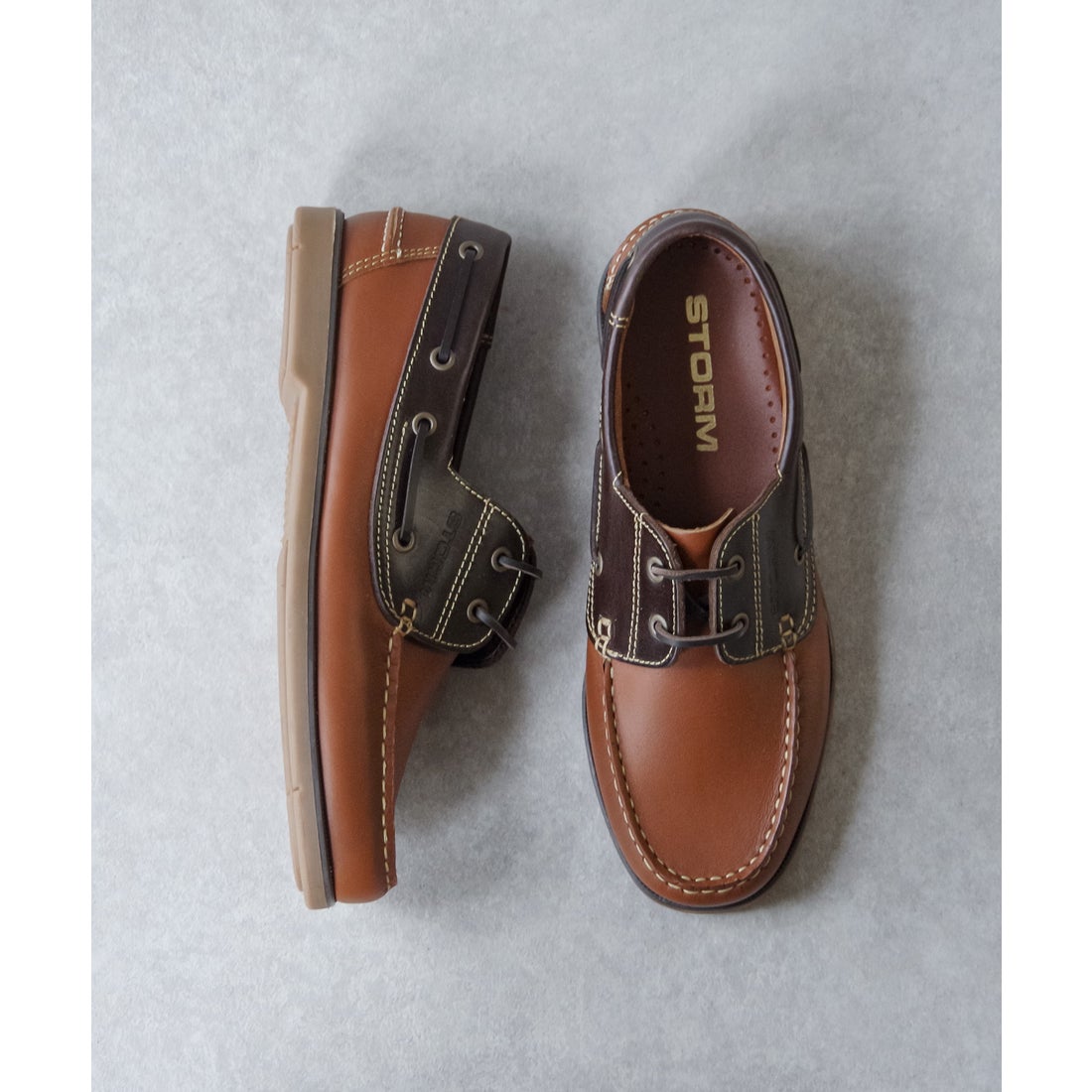 ストーム STORM デッキシューズ 【104E】 （ブラック） -ファッション