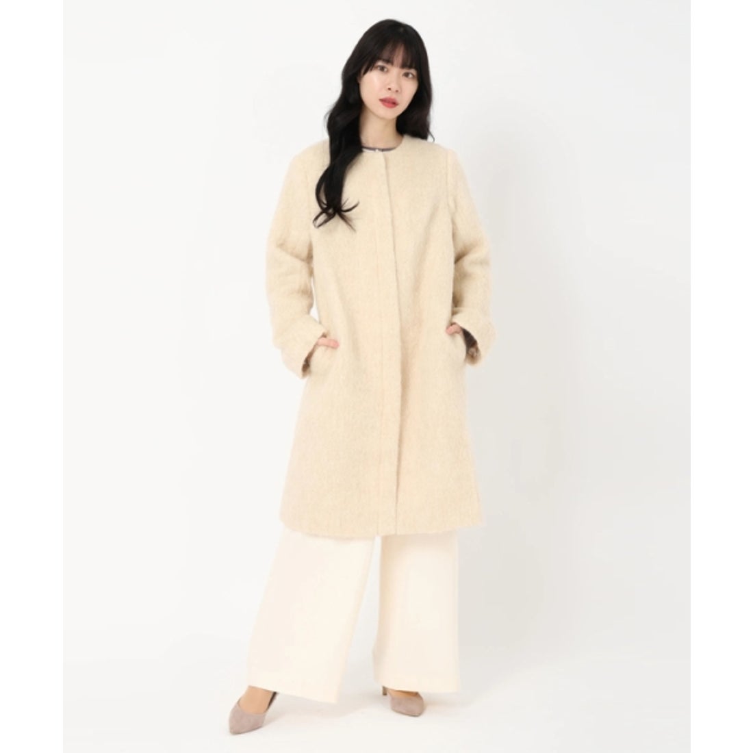 イチエ ストロベリーフィールズ ICHIE STRAWBERRY-FIELDS ノーカラー