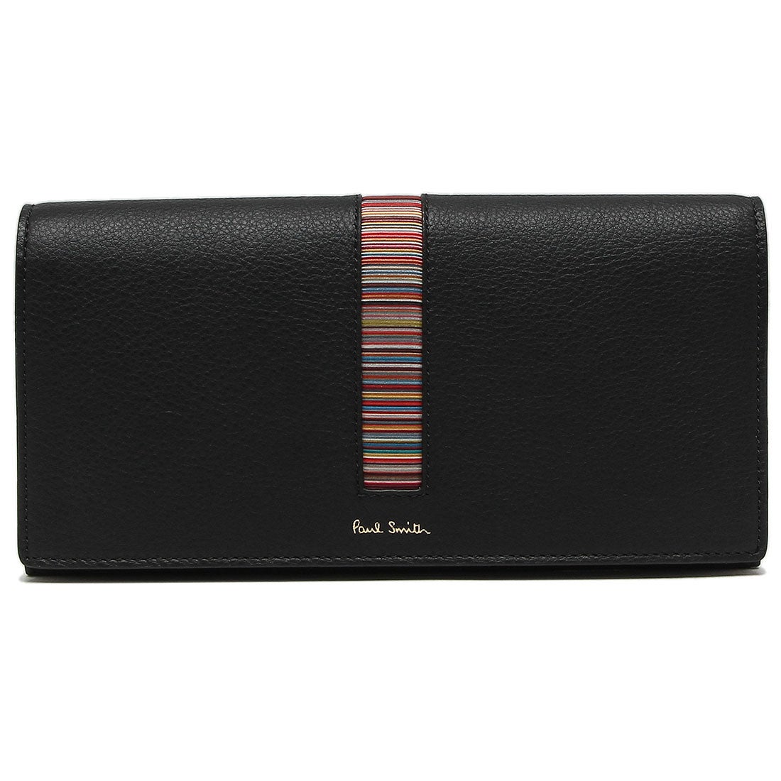 ポールスミス Paul Smith 長財布（かぶせ蓋） マルチストライプ